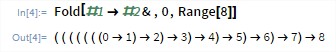 Fold with a right associative operator