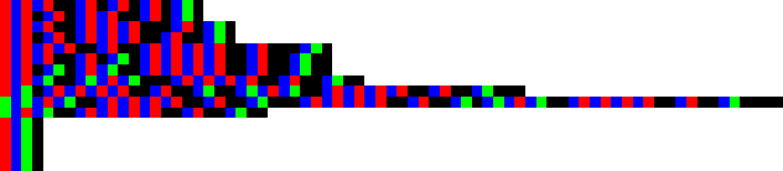 The longest running halting expression with leaf size 7, halting in 12 steps (Wolfram, 2002)