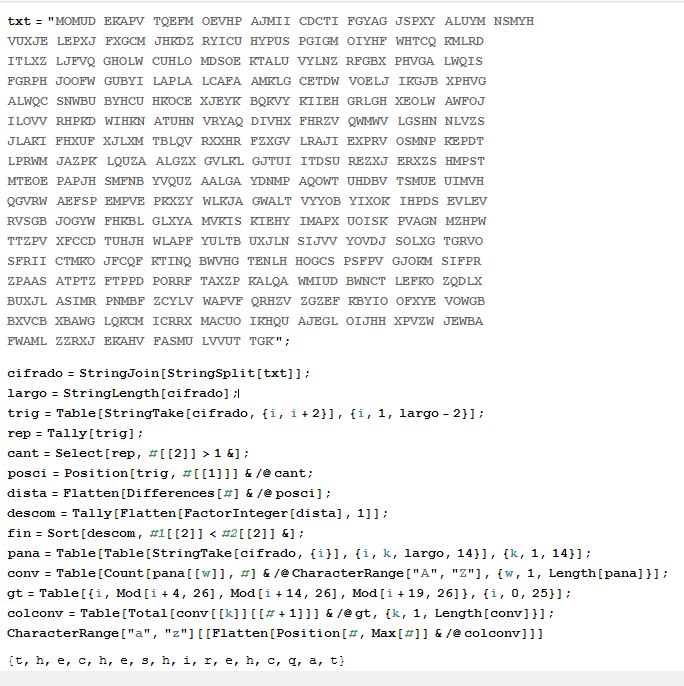 My code