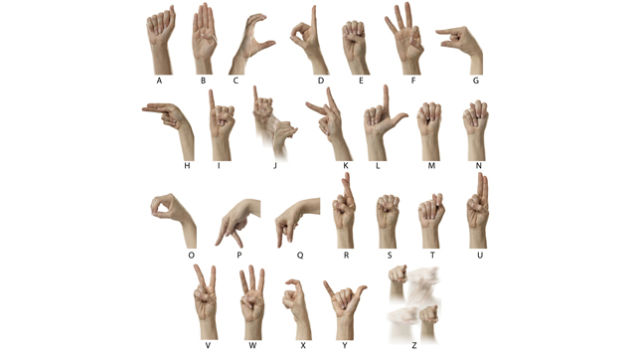 American sign language