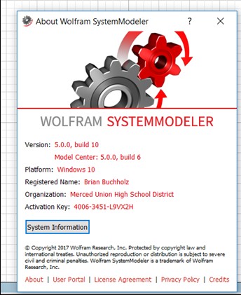 System Modeler Version