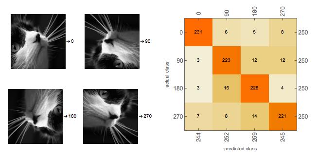 confusion matrix with ImageNet dataset