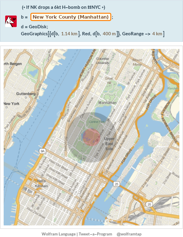 6 kiloton bomb in Manhattan