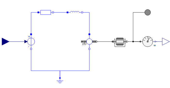 DC motor model