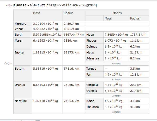 moon data from desktop