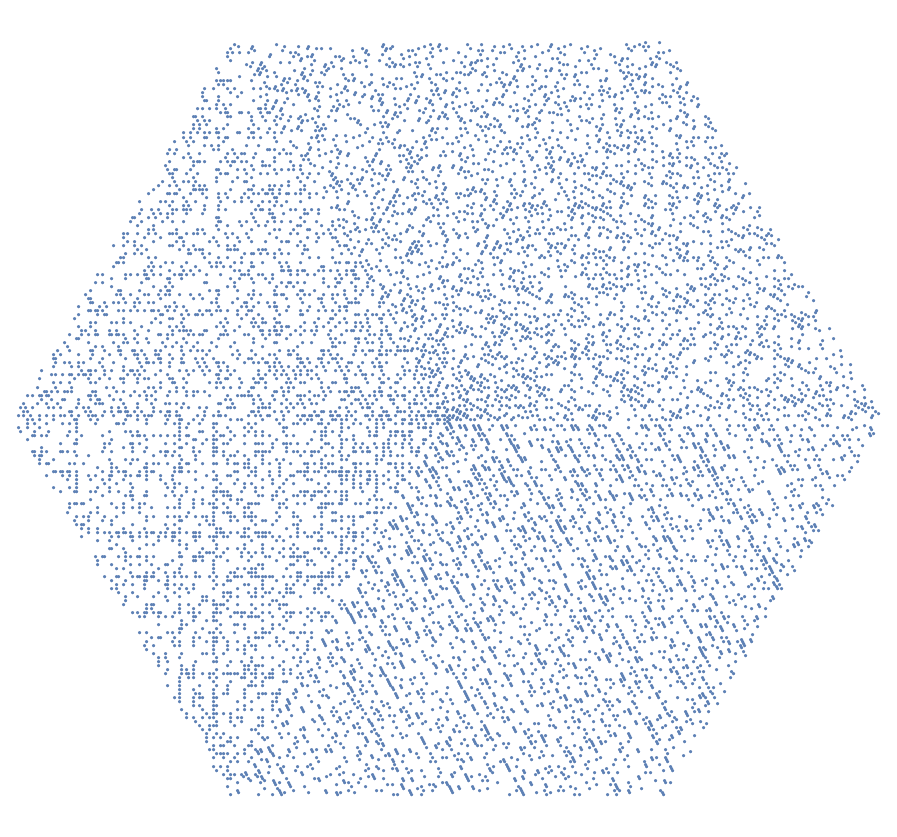 Hexagonal Ulam Spiral