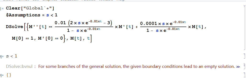 Mathematica result