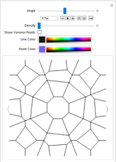 Voroni Manipulate object from Mathematica