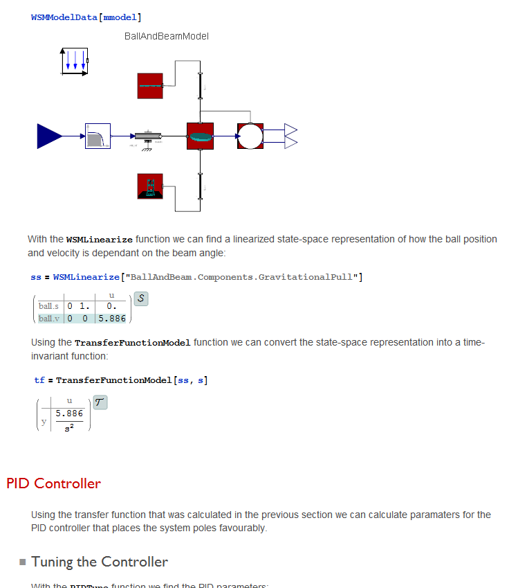 Mathematica notebook