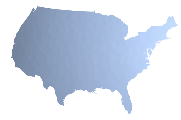 the conterminous US in 3D