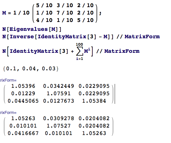 Mathematica Output