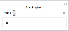 Animate of the stall playback
