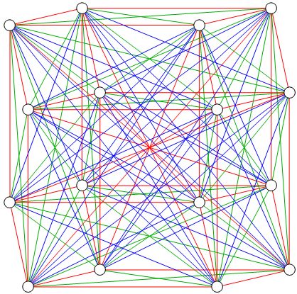 k16 into clebsch graphs