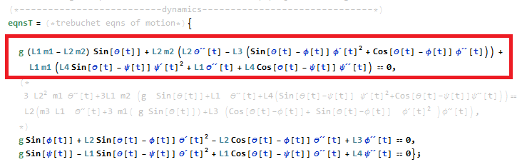 code equation