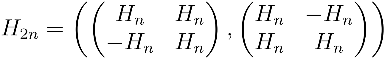 Sylvester's Construction for Hadamard matrices