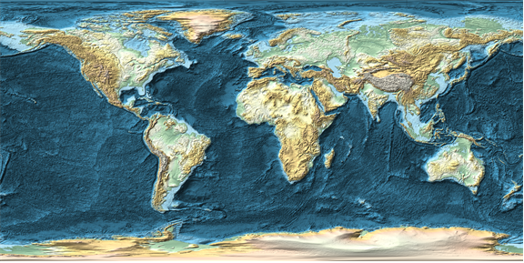 relief map