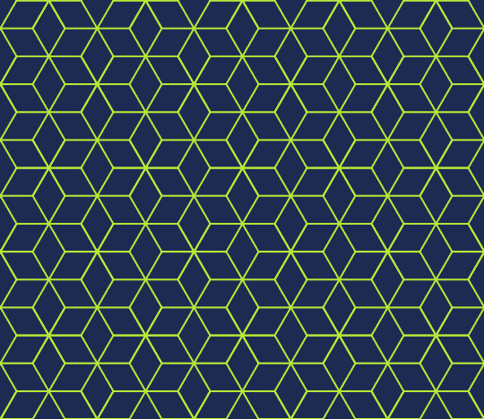 Rhombus tiling deformation
