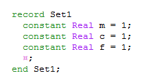 modelica text of set1