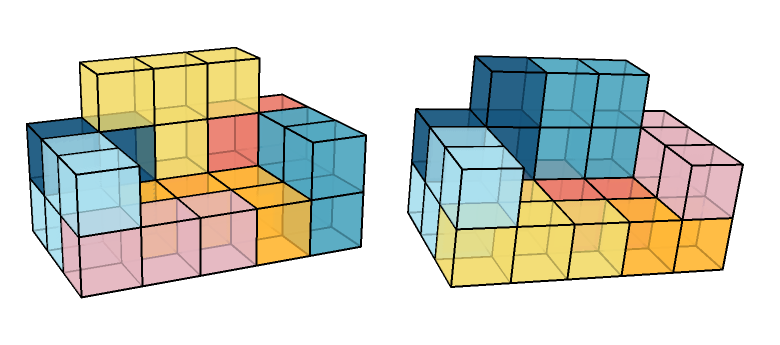 Computationally solving Easy Cube and Soma Cube games