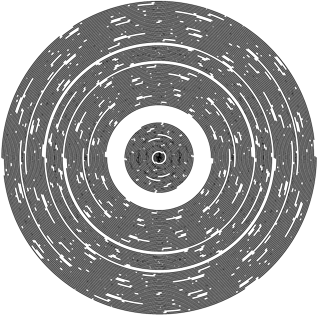 happy pi spiral