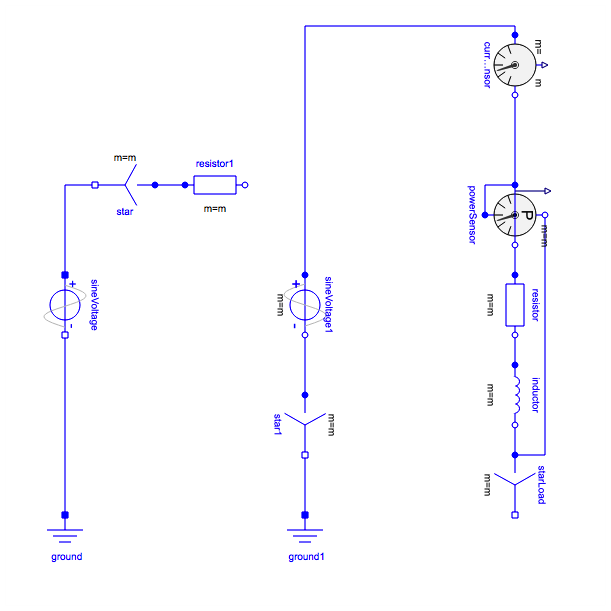 Electric circuit with star