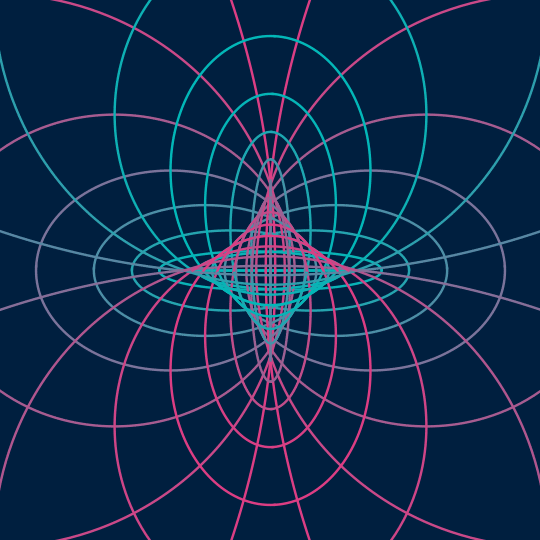 Stereographic projection of flat torus