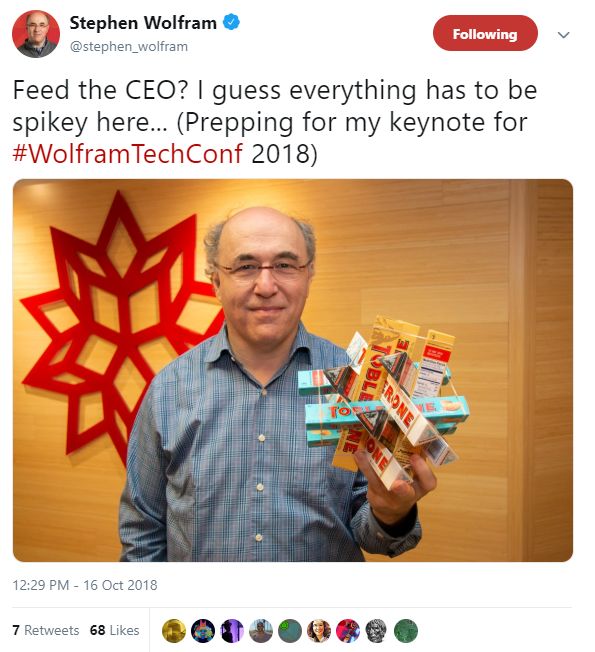 Stephen Wolfram twitter