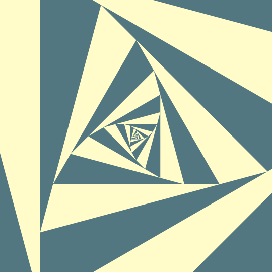 Recursive triangle morph