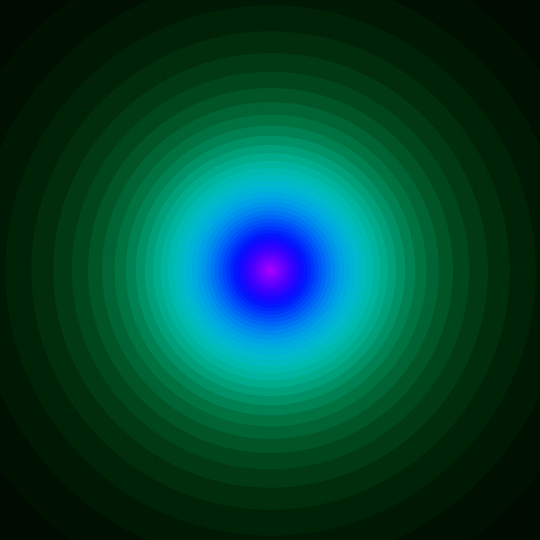 Stereographic image of concentric circles
