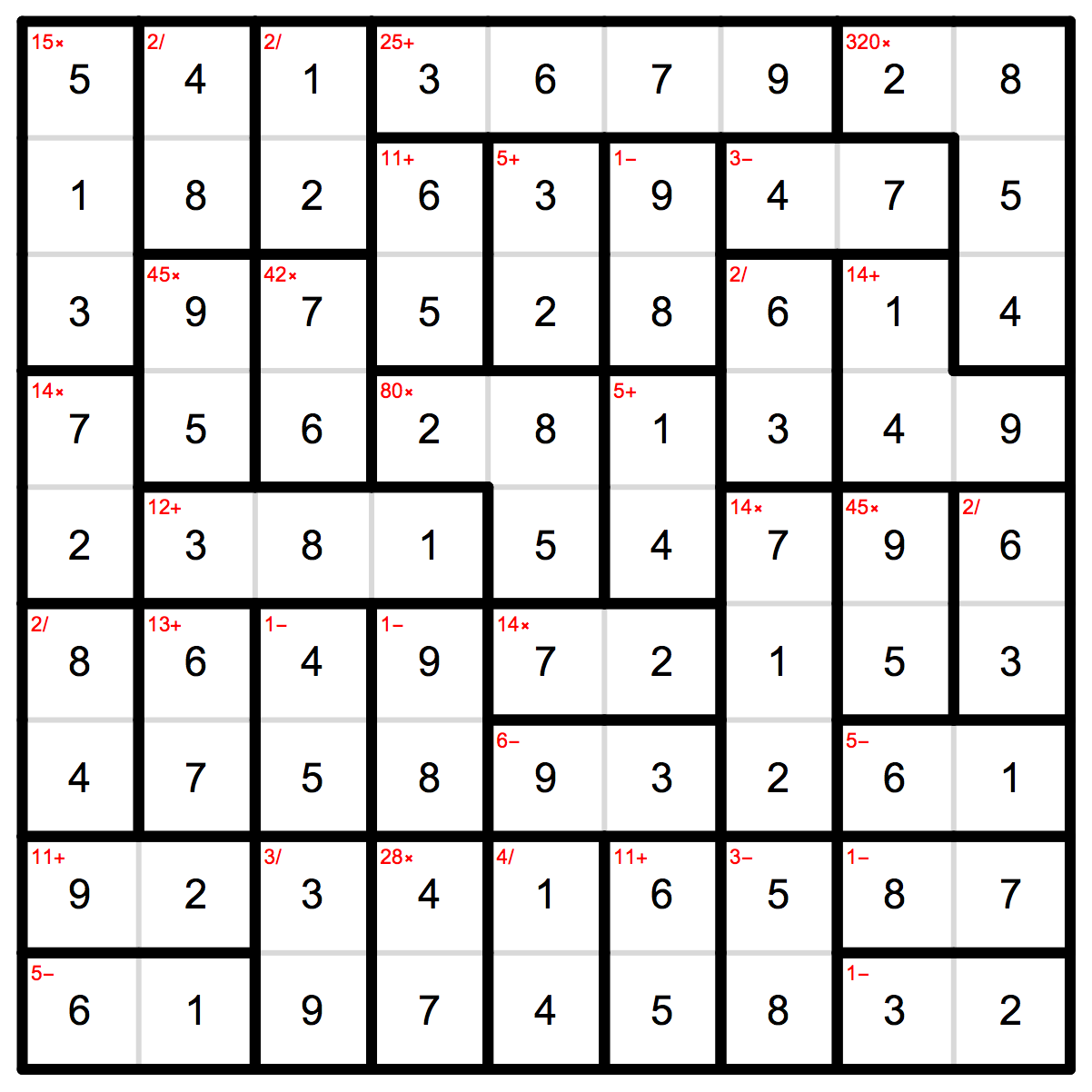 Kenken Puzzles 9x9 best worksheet