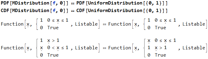 Comparison of PDF and CDF