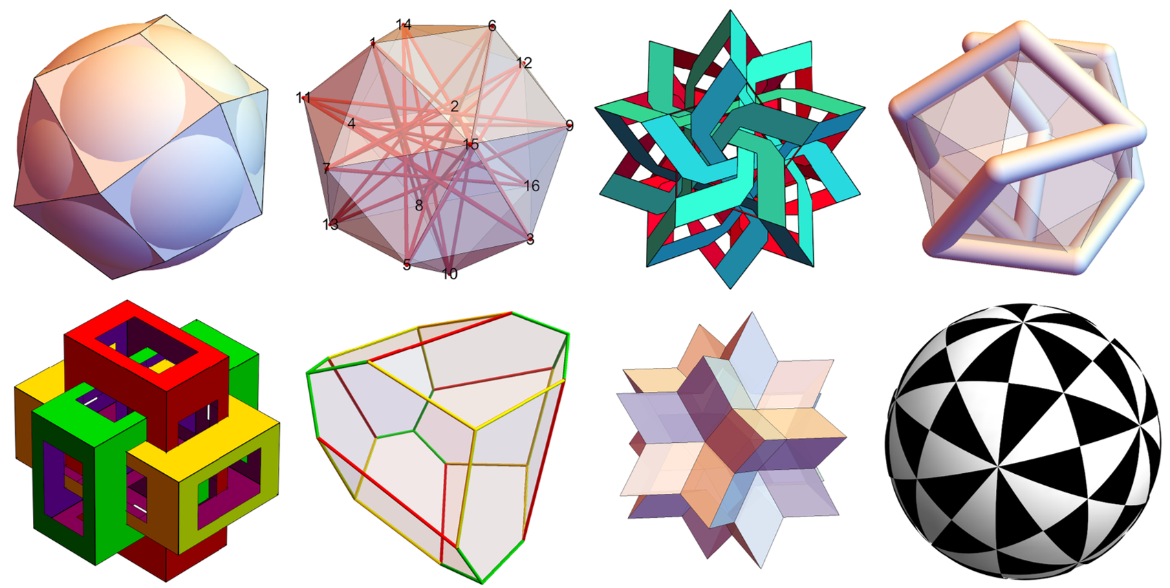 Icosahedra and other polyforms