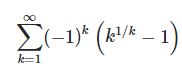 k^(1/k)-1