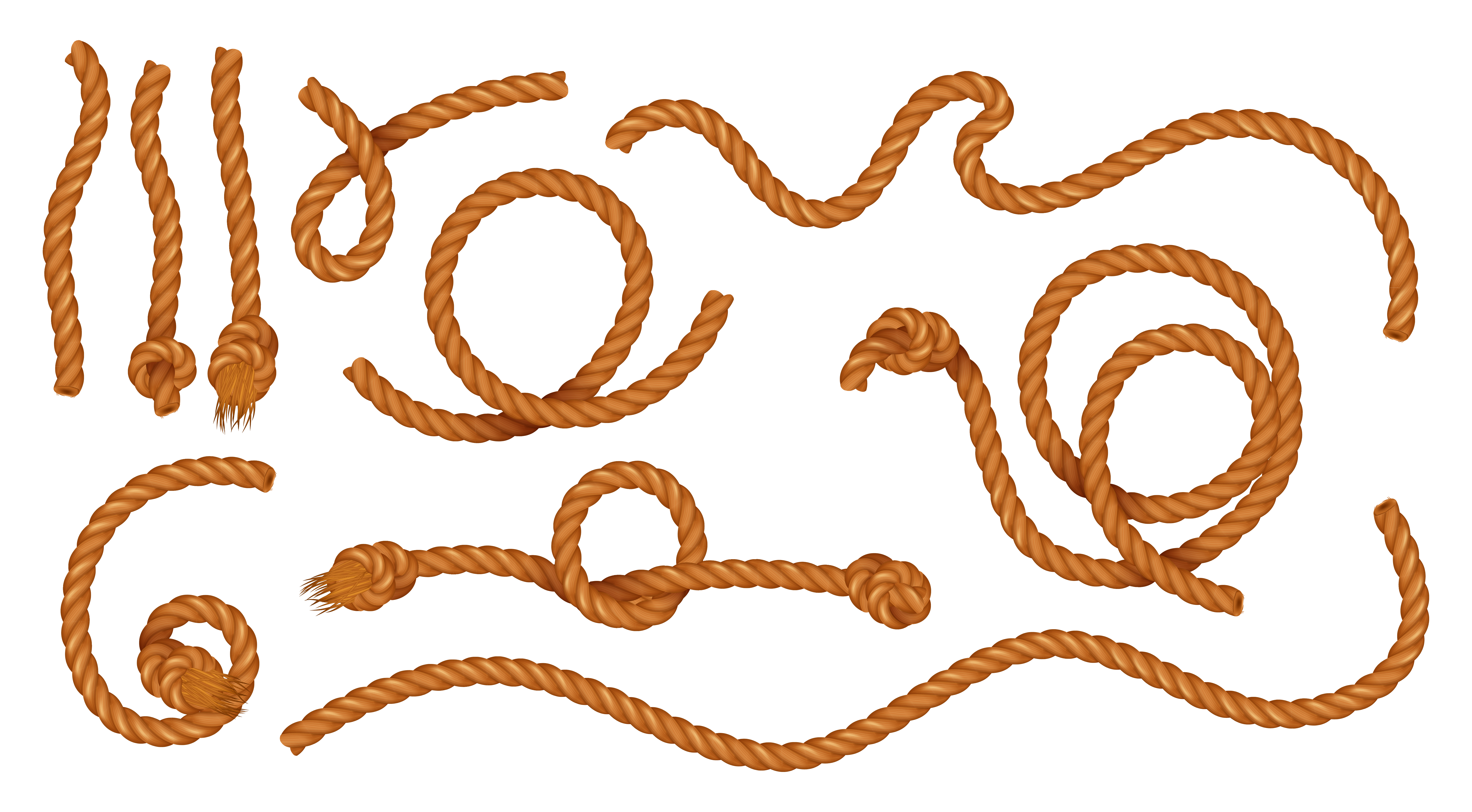 different outcomes of rope landings
