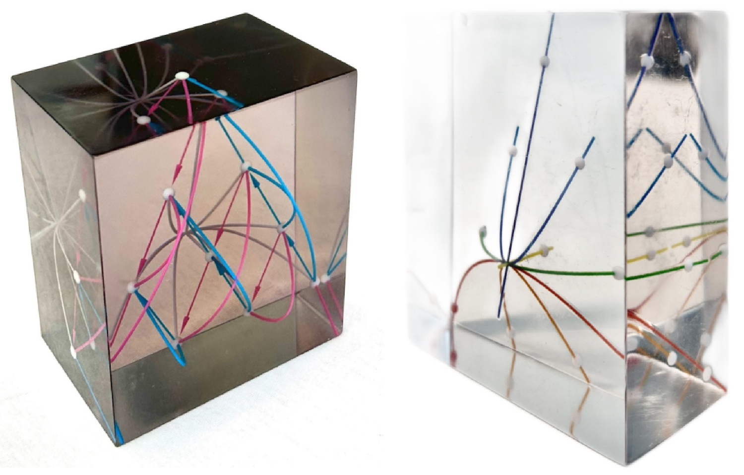 Commutative avatars of representations of semisimple Lie groups math printed with J850 Digital Anatomy 3D Printer 