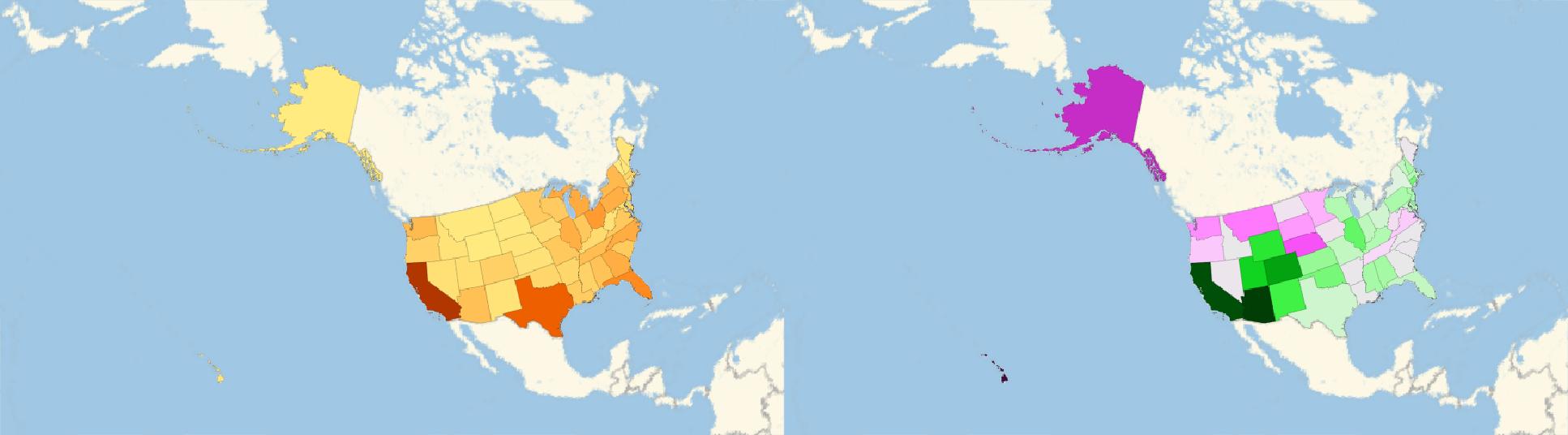 map comparisons