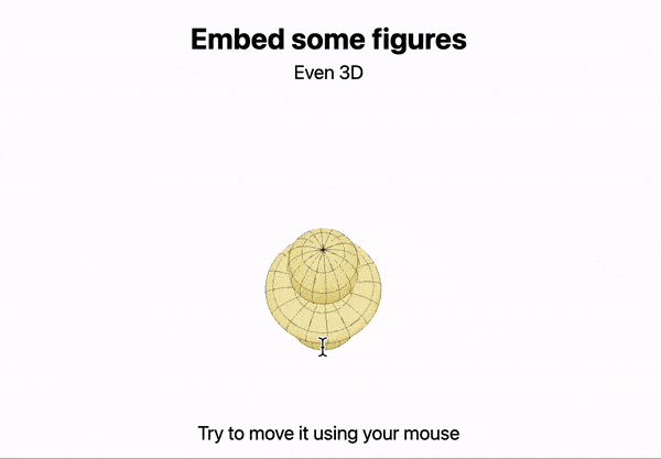 embedded 3D figure output