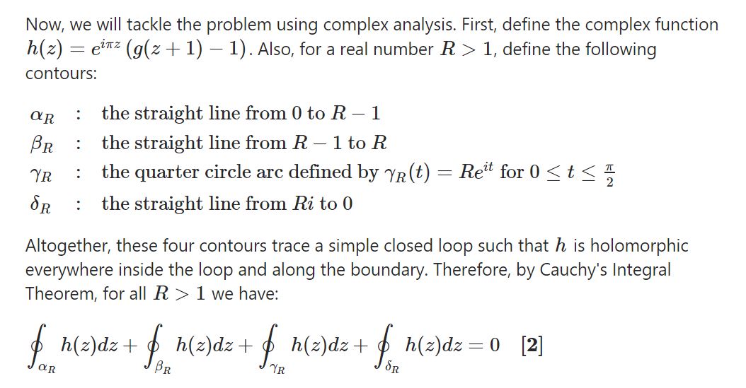 Cauchy's Integral Theorem