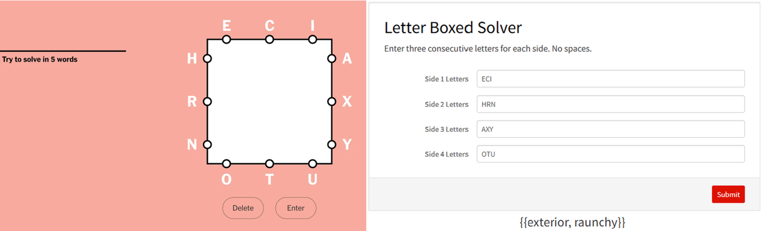 Letter Boxed: the elusive 1-word solutions