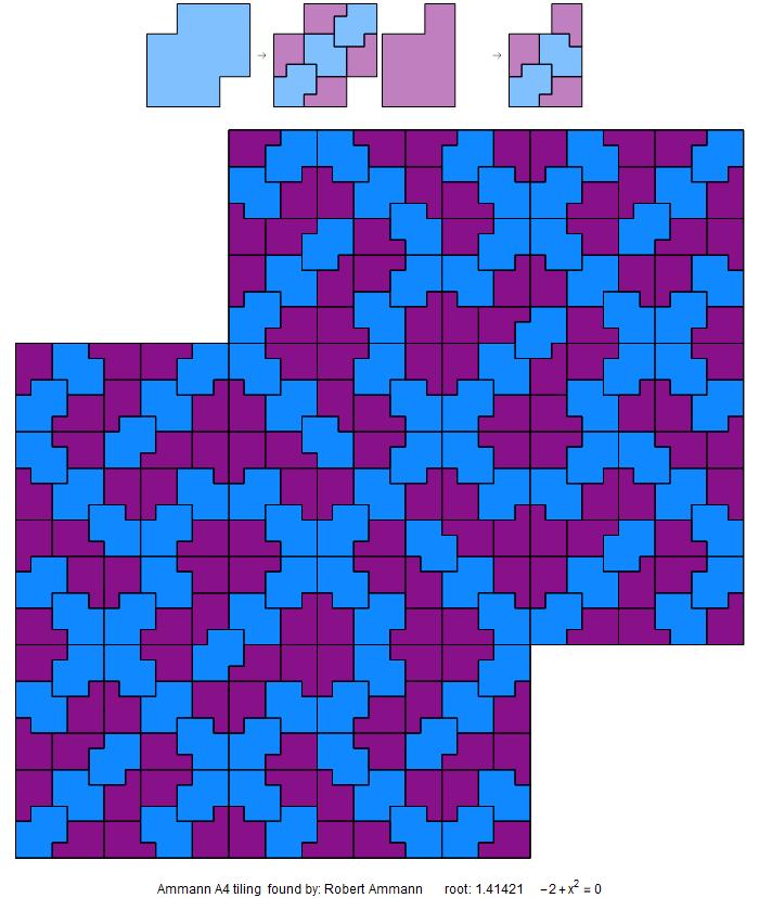 Ammann A4 tiling