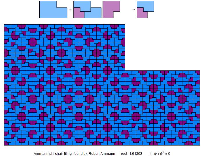 Ammann Phi Chair tiling