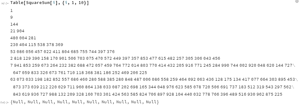 SquareSum[i]