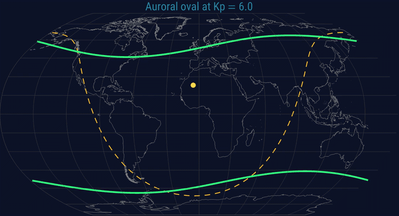 Aurora monitor: a real-time space-weather and aurora-visibility dashboard