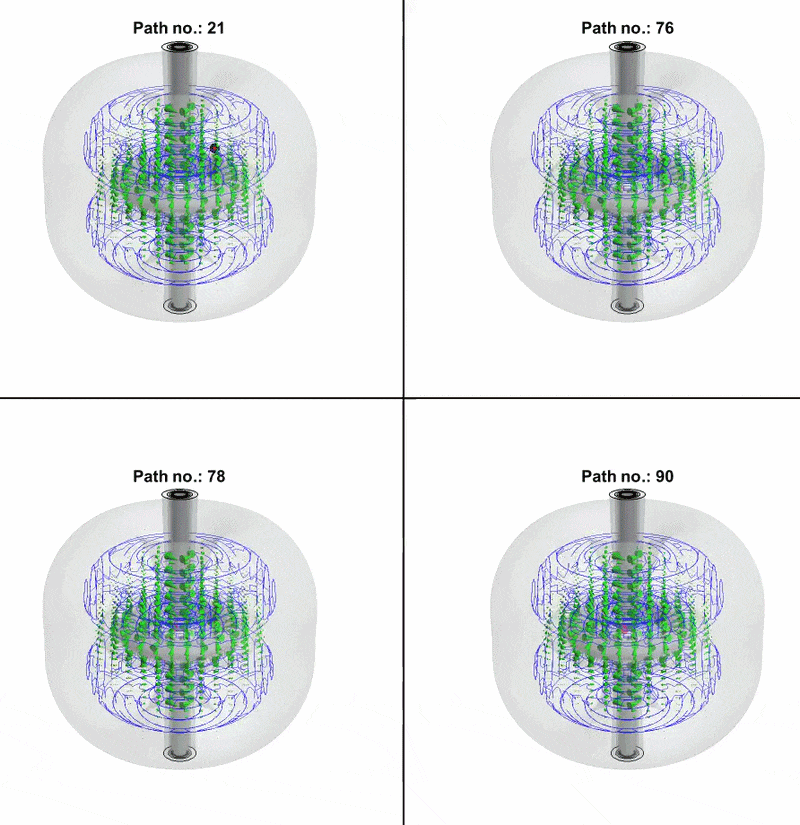Bohmian trajectories and the role of nodal surface manifolds in hydrogen eigenstates: Part 2