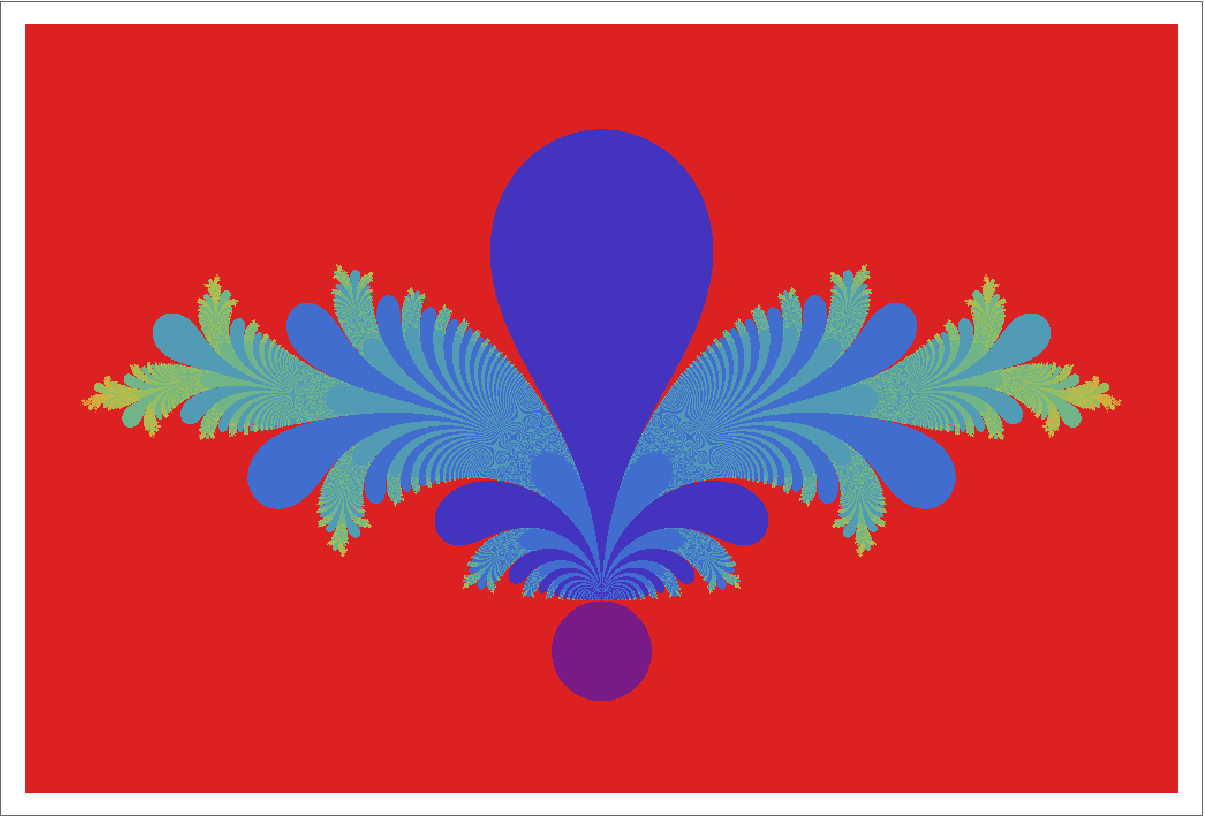 Celebrating Euler's day: algorithms for derangements, branch cuts, and exponential fractals