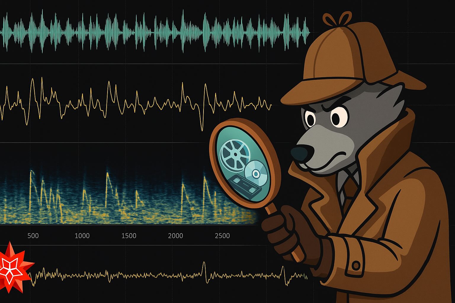  Media Forensics of and old 1967 TV show - investigating stereo artifacts in The Prisoner episode