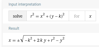 Equation of curve