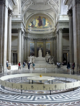 Foucault's pendulum in the Panthéon, Paris