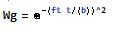 gaussian window function
