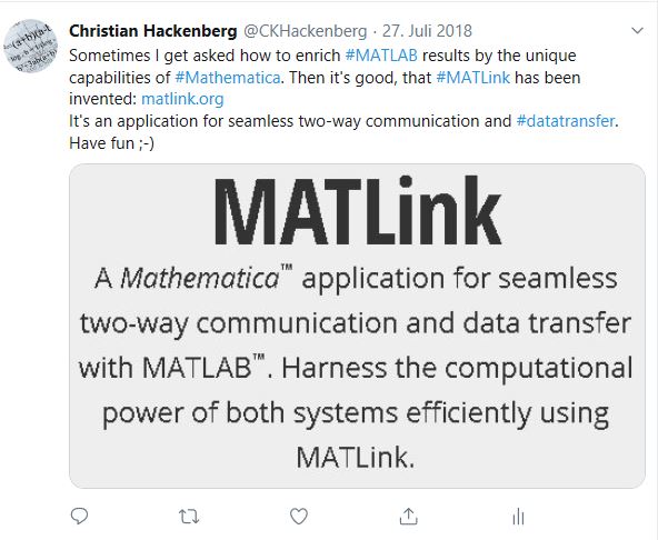 proof that MATLink existed